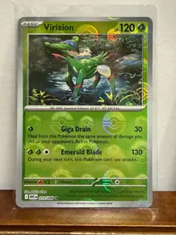 Pokemon TCG Virizion Reverse Holo (Master Ball Pattern) White Flare 010/086 - Image 1