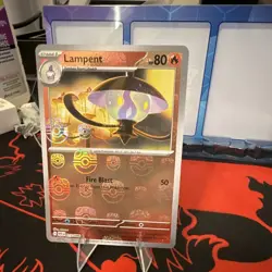 The Pokemon Company Pokemon TCG Lampent 017/086 SV: White Flare Master Ball Holo - Image 1