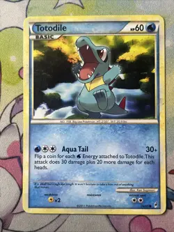 Totodile - 74/95 - Pokemon Call of Legends Non-Holo Card MP - Image 1