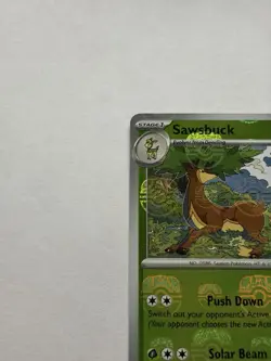 Sawsbuck 007/086 Master Ball Reverse Holo SV: White Flare - Image 4