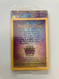Pokemon Ancient Mew Movie Promo Card SEALED WOTC 2000 Vintage Insert New - Image 1