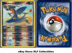 2009 Pokemon, Supreme Victors, #5/147 Garchomp, Reverse Holo Rare - Image 1