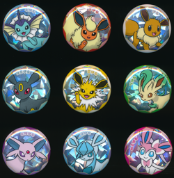 EEVEELUTION Badge Gem Pack Pokemon Exclusive Simplified Chinese - Image 1