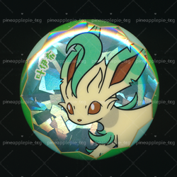 LEAFEON Badge Gem Pack Pokemon Exclusive Simplified Chinese - Image 1