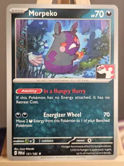 Morpeko Paradox Rift 121/182 Non-Holo Rare - Play Stamp! Pokemon TCG - Image 1