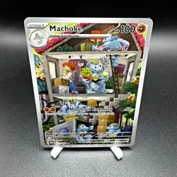 Machoke 177/165 SV151 Illustration Rare Full Art Holo English 2023 100 HP - Image 1