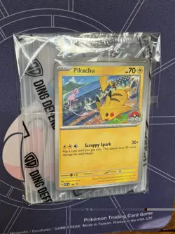 TWO (2) SEALED Pikachu Promo 2024 World Championships SVP 190 Pokemon - Image 3