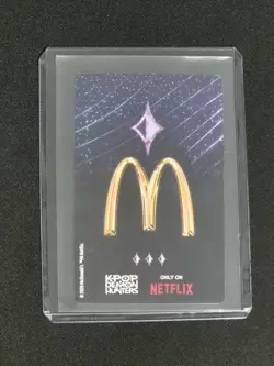 McDonalds KPOP Demon Hunter Huntrix Meal Rumi Holo Promo Card Triple Star Rarity - Image 2