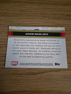 Topps Chrome Marvel Comics 2026 Base Card Adam Warlock #2 - Image 2