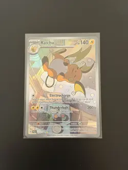 Pokemon TCG Raichu 211/193 Holo Illustration Rare Card Paldea Evolved PACK FRESH - Image 1