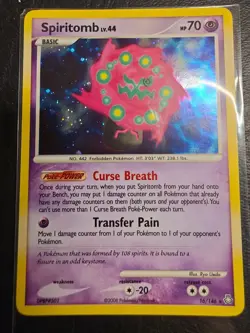 Pokemon Legends Awakened Spiritomb Holo Card 16/146 LP/NM Condition - Image 1