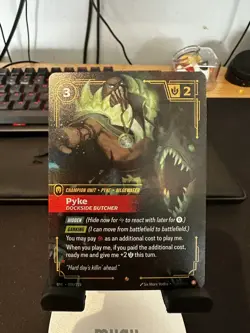 Pyke - Dockside Butcher UNL 028/219 Epic Unleashed Riftbound NM Card - Image 1