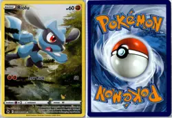 Pokemon Card - Riolu Crown Zenith Galarian Gallery GG26/GG70 Holo NM - Image 3