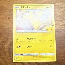 Pokemon Card Pikachu 25th Anniversary Mcdonalds Promo 2021 -25/25 - NON-HOLO 12 - Image 2