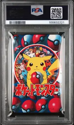 1998 POKEMON TELEVI-KUN MAGAZINE PLAYING CARDS QUEEN OF SPADES IVYSAUR PSA 9 - Image 2