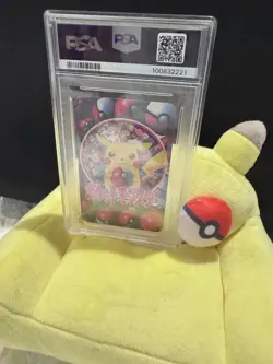 1998 POKEMON TELEVI-KUN MAGAZINE PLAYING CARDS QUEEN OF SPADES IVYSAUR PSA 9 - Image 4