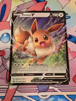 Eevee V SWSH065 SWSH: Sword & Shield Promo Cards Holo - Image 1