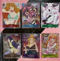 ONE PIECE Card Game Premium Collection Girls Edition For Asia Set of 6 Sealed JP - Image 2