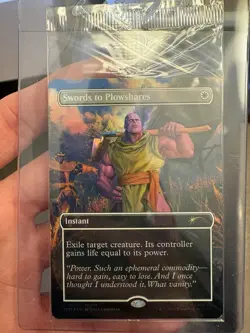 2026 Magic The Gathering Thanos Swords To Plowshares PSA Magazine Promo Card - Image 1