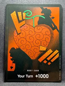 DON!! Card (Op-Op Fruit) Devil Fruits Collection Vol. 3 Foil DON!! One Piece NM - Image 1