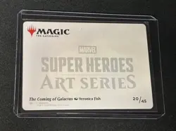 MTG Marvel Superheroes - The Coming of Galactus Art Card Stamped Gold Signature - Image 2