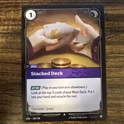Riftbound Origins Stacked Deck 183/298 OGN Non-Foil/Regular NM - Image 1