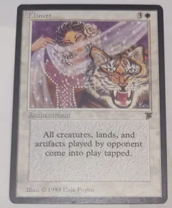 MTG Magic The Gathering KISMET Legends 1994 Vintage Black Border Card LP - Image 1