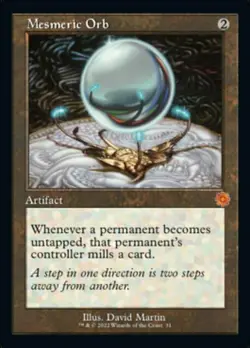 MTG - Mesmeric Orb - Foil - Retro Frame, Brothers War Retro Frame - Image 1
