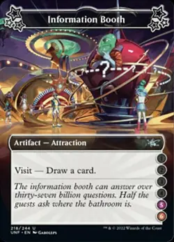 MTG - Information Booth (5-6) - Foil, UNFINITY - Image 1