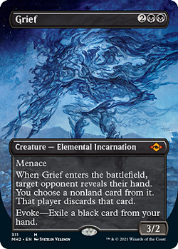 MTG - Grief - Foil - Borderless, Modern Horizons 2 Variants - Image 1