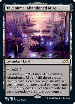 MTG - Takenuma, Abandoned Mire, Kamigawa: Neon Dynasty - Image 1