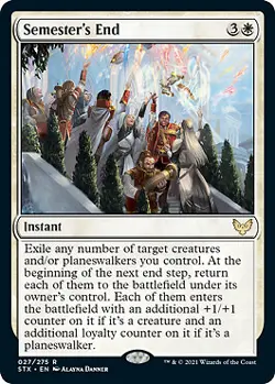 MTG - Semester's End - Foil, Strixhaven: School of Mages - Image 1