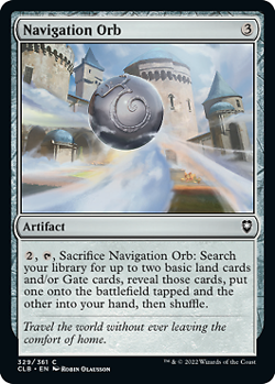 MTG - Navigation Orb - Foil, Commander Legends: Battle for Baldur's Gate - Image 1