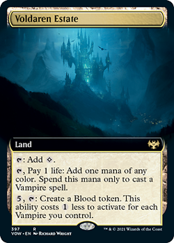 MTG - Voldaren Estate - Extended Art, Crimson Vow Variants - Image 1