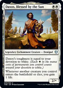 MTG - Daxos, Blessed by the Sun - Foil, Theros Beyond Death - Image 1