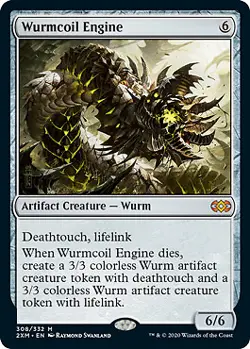 MTG - Wurmcoil Engine - Foil, Double Masters - Image 1