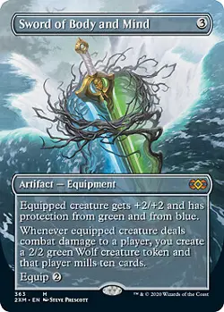 MTG - Sword of Body and Mind - Borderless, Double Masters - Image 1