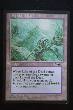 Magic The Gathering MTG LAKE OF THE DEAD Alliances MP Moderately Played - Image 1