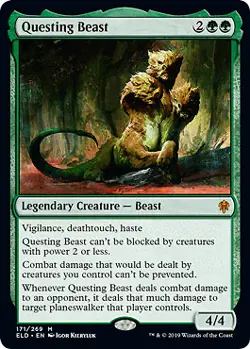 MTG - Questing Beast, Throne of Eldraine - Image 1