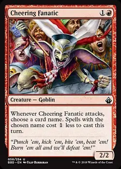 MTG - Cheering Fanatic - Foil, BATTLEBOND - Image 1