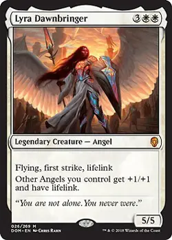 MTG - Lyra Dawnbringer - Foil, Dominaria - Image 1