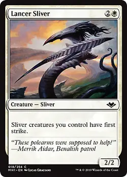 MTG - Lancer Sliver - Foil, Modern Horizons - Image 1