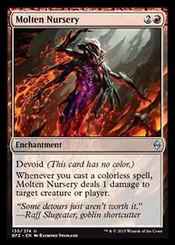 MTG - Molten Nursery - Foil Battle for Zendikar - Image 1