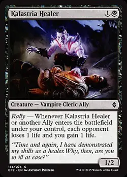 MTG - Kalastria Healer - Foil Battle for Zendikar - Image 1