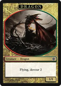 MTG - Dragon Token Alara Reborn - Image 1