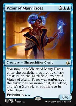 MTG - Vizier of Many Faces, Amonkhet - Image 1