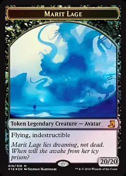 MTG - Marit Lage Token - Foil, From The Vault: Lore - Image 1
