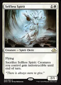 MTG - Selfless Spirit - Foil Eldritch Moon - Image 1
