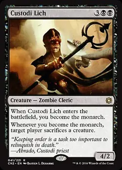 MTG - Custodi Lich - Foil Conspiracy: Take the Crown - Image 1