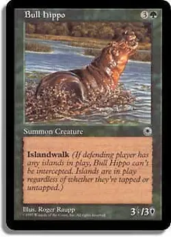 MTG - Bull Hippo (2) Portal 1 - Image 1